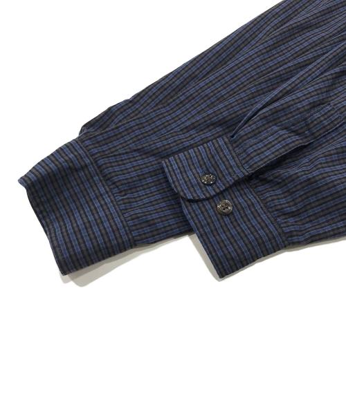 FOX FIRE（フォックスファイヤー）FOX FIRE (フォックスファイヤー) FREAK'S STORE (フリークストア) 別注 フィッシングポケット ロングスリーブ チェックシャツ ネイビー サイズ:Mの古着・服飾アイテム