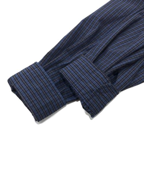 FOX FIRE（フォックスファイヤー）FOX FIRE (フォックスファイヤー) FREAK'S STORE (フリークストア) 別注 フィッシングポケット ロングスリーブ チェックシャツ ネイビー サイズ:Mの古着・服飾アイテム