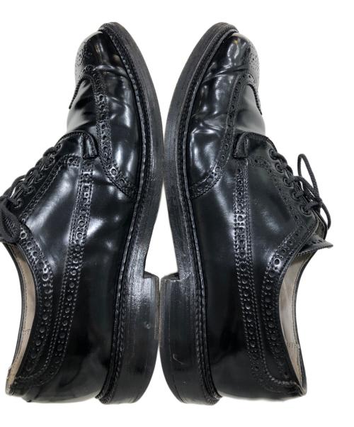 Alden（オールデン）Alden (オールデン) コードバンウイングチップシューズ ブラック サイズ:8Dの古着・服飾アイテム