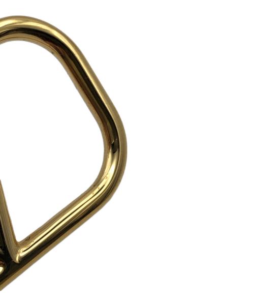 VALENTINO（ヴァレンティノ）VALENTINO (ヴァレンティノ) ロゴピアス ゴールドの古着・服飾アイテム