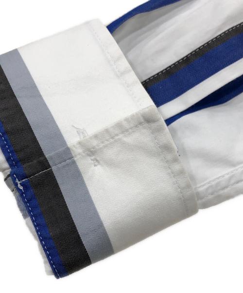 Vivienne Westwood man（ヴィヴィアン ウェストウッド マン）Vivienne Westwood man (ヴィヴィアン ウェストウッド マン) ストライプシャツ ホワイト サイズ:46の古着・服飾アイテム