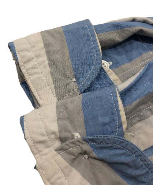 45R（フォーティファイブ・アール）45R (フォーティファイブ・アール) 先染ダンプの8ノットオーシャンドレス ホワイト×ブルー サイズ:Fの古着・服飾アイテム