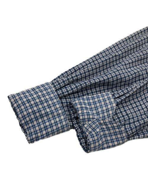 45R（フォーティファイブ・アール）45R (フォーティファイブ・アール) カディブラウス ブルー サイズ:Fの古着・服飾アイテム