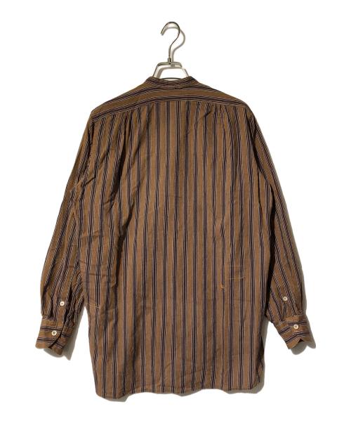 45R（フォーティファイブ・アール）45R (フォーティファイブ・アール) 秋風カディの908ビッグーグーシャツ ブラウン サイズ:Fの古着・服飾アイテム