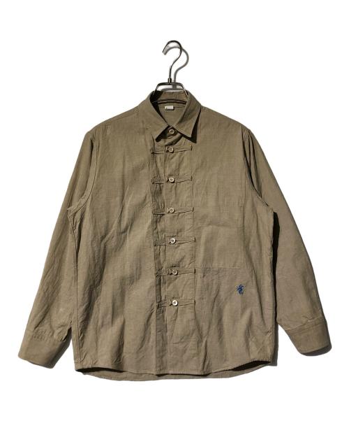 45R（フォーティファイブ・アール）45R (フォーティファイブ・アール) インドカディオックスの908 8ノットシャツ ベージュ サイズ:Fの古着・服飾アイテム