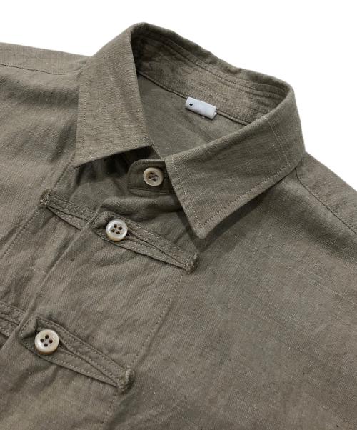 45R（フォーティファイブ・アール）45R (フォーティファイブ・アール) インドカディオックスの908 8ノットシャツ ベージュ サイズ:Fの古着・服飾アイテム