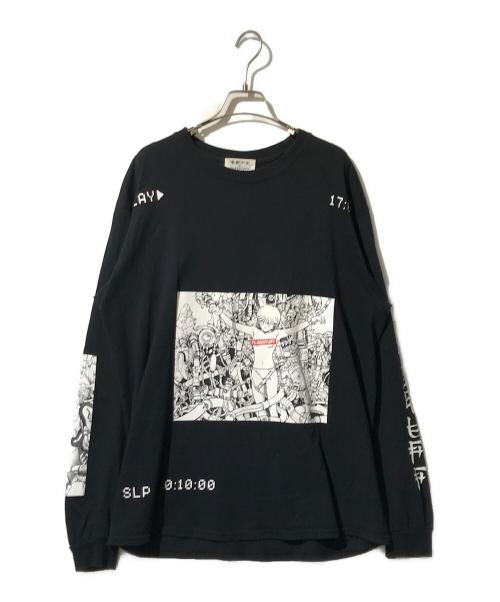 flagstuff（フラグスタフ）flagstuff (フラグスタフ) ロングスリーブカットソー ブラック サイズ:不明の古着・服飾アイテム