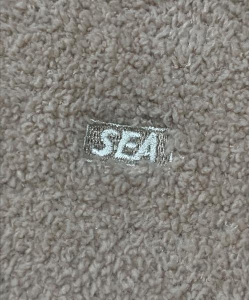 nestwell（ネストウェル）nestwell (ネストウェル) WIND AND SEA (ウィンダンシー) SEA エンブロイダリークルーネックロングスリーブ ベージュ サイズ:2の古着・服飾アイテム