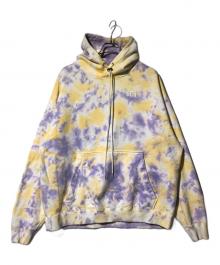 WIND AND SEA（ウィンダンシー）の古着「タイダイコットンパーカー」｜イエロー×アイボリー