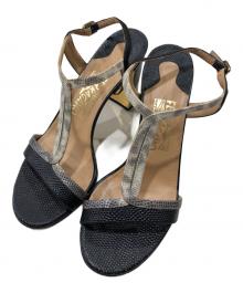 Salvatore Ferragamo（サルヴァトーレ フェラガモ）の古着「サンダル」｜ブラック