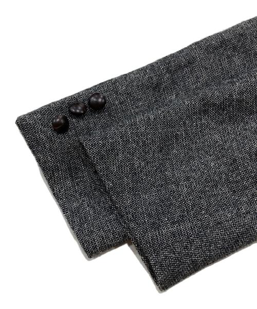 MADISON BLUE（マディソンブルー）MADISON BLUE (マディソンブルー) WOOLLINEN NOFOLK JACKET グレー サイズ:02の古着・服飾アイテム