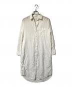 Frank&Eileenフランクアンドアイリーン）の古着「ローリー オーガニックコットン ロングシャツ ワンピース」｜ホワイト