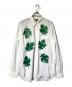 COMME des GARCONS HOMME PLUS（コムデギャルソンオムプリュス）の古着「リーフシャツ」｜グリーン×ホワイト