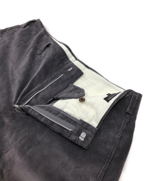 COMME des GARCONS HOMME PLUS（コムデギャルソンオムプリュス）COMME des GARCONS HOMME PLUS (コムデギャルソンオムプリュス) コーデュロイ変形ロングパンツ グレー サイズ:Sの古着・服飾アイテム