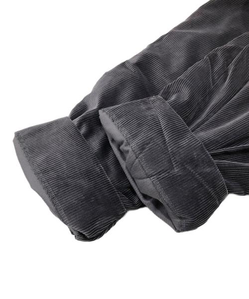 COMME des GARCONS HOMME PLUS（コムデギャルソンオムプリュス）COMME des GARCONS HOMME PLUS (コムデギャルソンオムプリュス) コーデュロイ変形ロングパンツ グレー サイズ:Sの古着・服飾アイテム