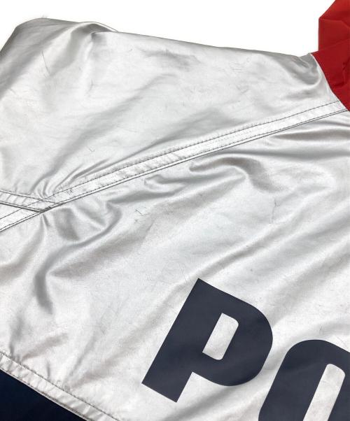 POLO SPORT（ポロスポーツ）POLO SPORT (ポロスポーツ) SILVER BACK LOGO WINDBREAKER/ Silver Collection シルバー サイズ:Ｍの古着・服飾アイテム