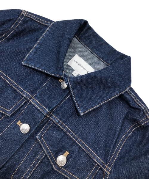 maison kitsune（メゾンキツネ）maison kitsune (メゾンキツネ) TRUCKER DENIM JACKET/デニムジャケット インディゴ サイズ:Sの古着・服飾アイテム