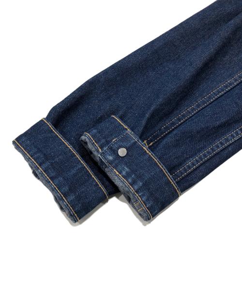 maison kitsune（メゾンキツネ）maison kitsune (メゾンキツネ) TRUCKER DENIM JACKET/デニムジャケット インディゴ サイズ:Sの古着・服飾アイテム