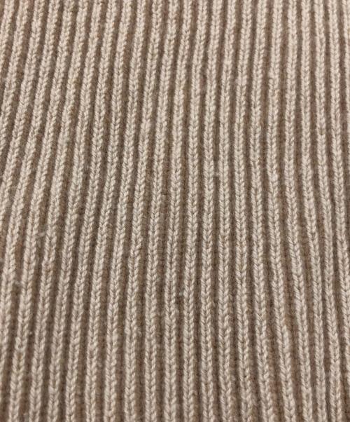 maison kitsune（メゾンキツネ）maison kitsune (メゾンキツネ) RIBBED PULLOVER ブラウン サイズ:XSの古着・服飾アイテム