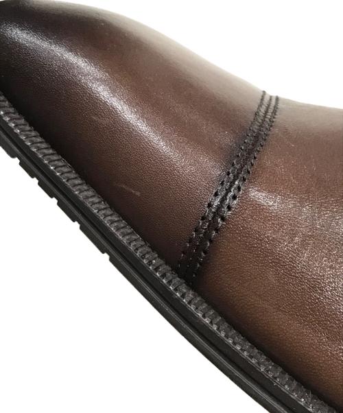 HIROKO KOSHINO homme（ヒロココシノオム）HIROKO KOSHINO homme (ヒロココシノオム) 内羽根ストレートチップドレスシューズ ブラウン サイズ:25.5cmの古着・服飾アイテム