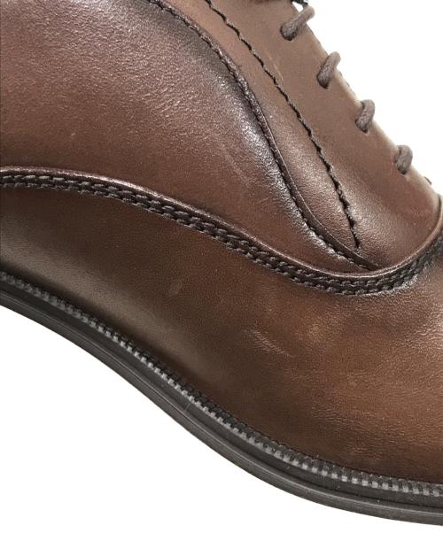 HIROKO KOSHINO homme（ヒロココシノオム）HIROKO KOSHINO homme (ヒロココシノオム) 内羽根ストレートチップドレスシューズ ブラウン サイズ:25.5cmの古着・服飾アイテム