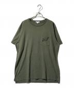 Engineered Garments×Pilgrimエンジニアドガーメンツ×ピルグリム）の古着「ポケットTシャツ」｜オリーブ