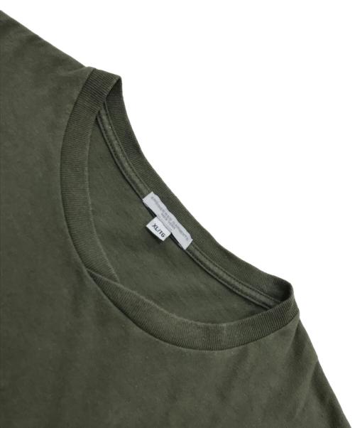 Engineered Garments（エンジニアド ガーメンツ）Engineered Garments (エンジニアードガーメンツ) Pilgrim (ピルグリム) ポケットTシャツ オリーブ サイズ:XLの古着・服飾アイテム