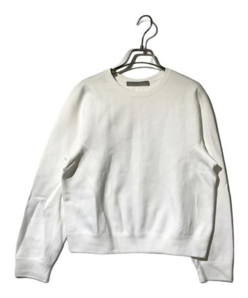 theory luxe（セオリーリュクス）theory luxe (セオリーリュクス) プルオーバー スウェット カバーステッチ ホワイト サイズ:38の古着・服飾アイテム