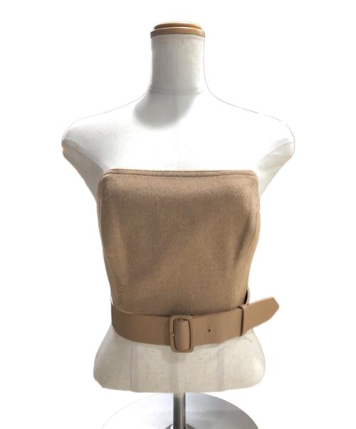 MaxMara（マックスマーラ）MaxMara (マックスマーラ) FLIPPER-ビスチェ ベージュ サイズ:36の古着・服飾アイテム