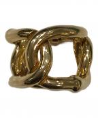 BOTTEGA VENETAボッテガベネタ）の古着「チェーンリング」｜ゴールド