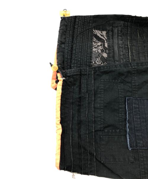 UNDERCOVER（アンダーカバー）UNDERCOVER (アンダーカバー) パッチワークショーツ/ショートパンツ/CHAOTIC DISCORD期 ブラック サイズ:Ｍの古着・服飾アイテム