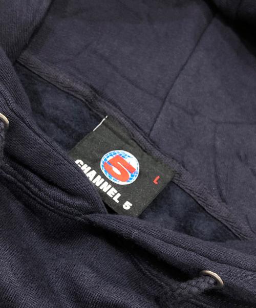 channel5（チャンネル5）channel5 (チャンネル5) パーカー ネイビー サイズ:Lの古着・服飾アイテム