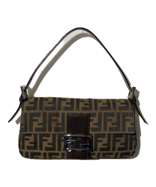 FENDI（フェンディ）FENDI (フェンディ) ズッカ柄マンマバケットハンドバッグ ブラウンの古着・服飾アイテム