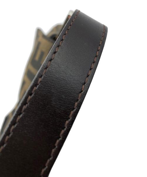 FENDI（フェンディ）FENDI (フェンディ) ズッカ柄マンマバケットハンドバッグ ブラウンの古着・服飾アイテム