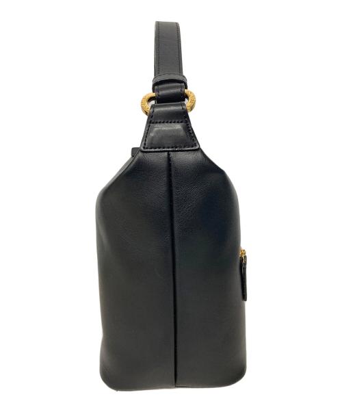 CHARLES JOURDAN（シャルルジョルダン）CHARLES JOURDAN (シャルルジョルダン) ボックスハンドバッグ ブラックの古着・服飾アイテム