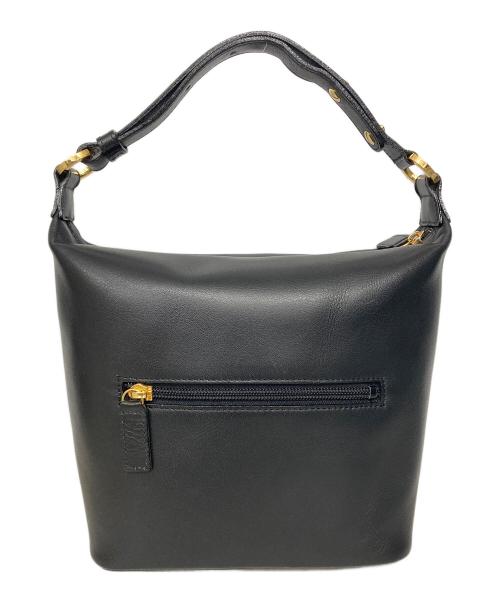 CHARLES JOURDAN（シャルルジョルダン）CHARLES JOURDAN (シャルルジョルダン) ボックスハンドバッグ ブラックの古着・服飾アイテム