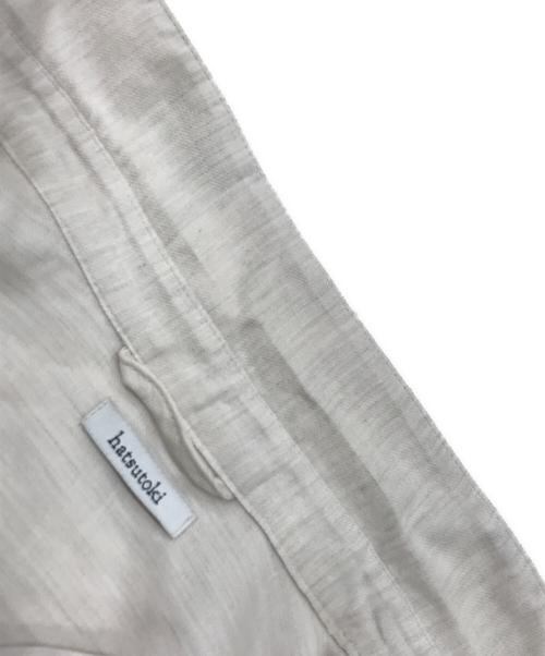 hatsutoki（ハツトキ）hatsutoki (ハツトキ) コットン長袖シャツ ベージュの古着・服飾アイテム