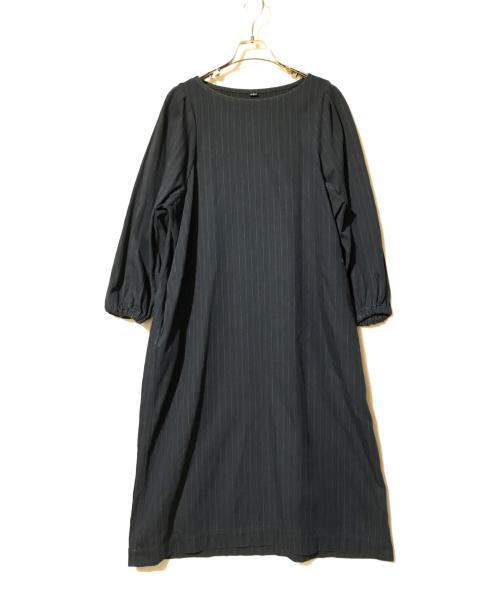 45rpm（45アールピーエム）45rpm (45アールピーエム) カチンヒッコリーワンピース ネイビーの古着・服飾アイテム