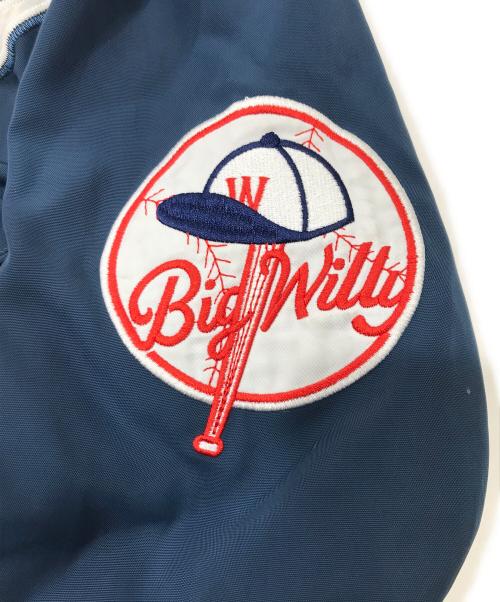 WILLY CHAVARRIA（ウィリーチャバリア）WILLY CHAVARRIA (ウィリーチャバリア) STADIUM JACKET ネイビー サイズ:Lの古着・服飾アイテム