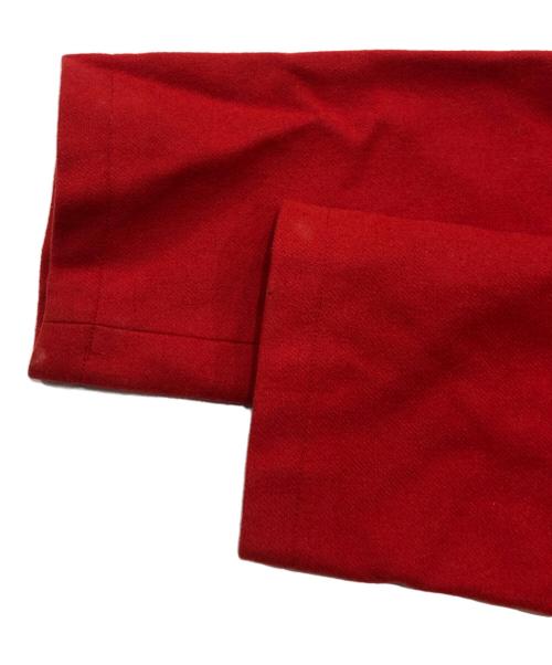 COMME des GARCONS（コムデギャルソン）COMME des GARCONS (コムデギャルソン) デザインカラーウールワンピース レッド サイズ:Sの古着・服飾アイテム