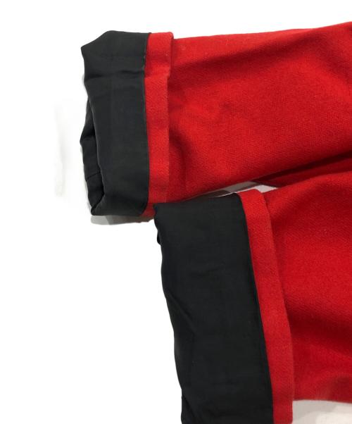 COMME des GARCONS（コムデギャルソン）COMME des GARCONS (コムデギャルソン) デザインカラーウールワンピース レッド サイズ:Sの古着・服飾アイテム