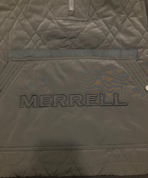 MERRELL（メレル）MERRELL (メレル) ビッグロゴ パディング キルティングアノラックジャケット ブラック サイズ:105の古着・服飾アイテム