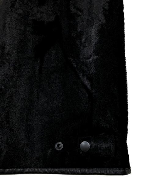 YOKE（ヨーク）YOKE (ヨーク) VELVET FRONT ZIP VEST ブラック サイズ:2の古着・服飾アイテム