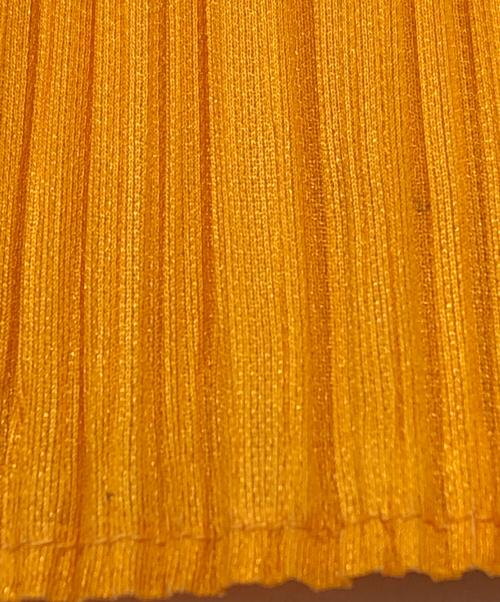 PLEATS PLEASE（プリーツプリーズ）PLEATS PLEASE (プリーツプリーズ) ダイヤカットプリーツカットソー オレンジ サイズ:3の古着・服飾アイテム