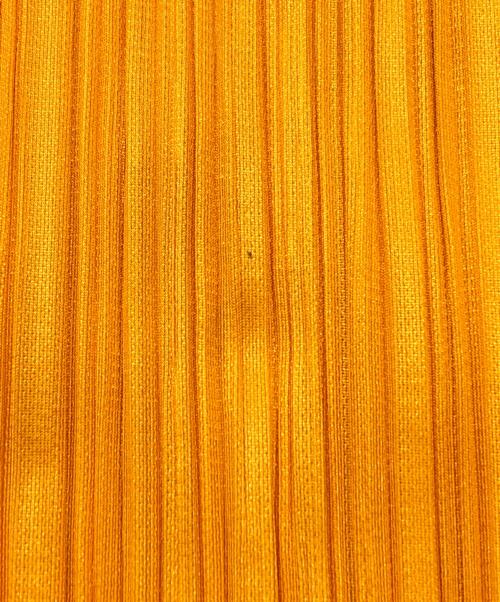 PLEATS PLEASE（プリーツプリーズ）PLEATS PLEASE (プリーツプリーズ) ダイヤカットプリーツカットソー オレンジ サイズ:3の古着・服飾アイテム