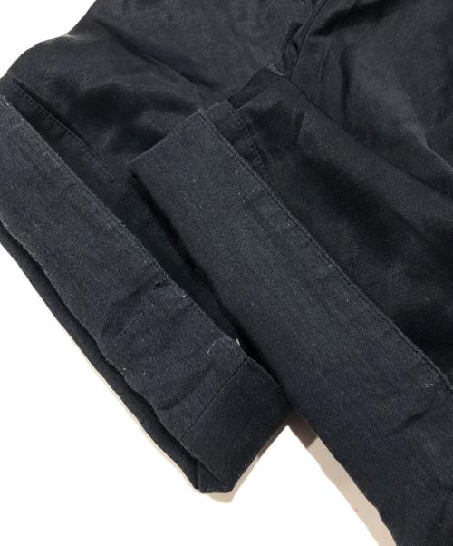 DES PRES（デ プレ）DES PRES (デ プレ) ソフトサテン ハーフスリーブジャケット ブラック サイズ:FREEの古着・服飾アイテム