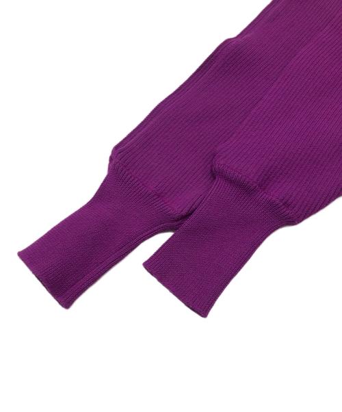 AKIRA NAKA（アキラナカ）AKIRA NAKA (アキラナカ) ボリュームスリーブニット パープル サイズ:1の古着・服飾アイテム