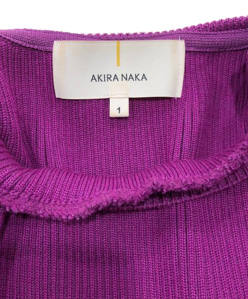 AKIRA NAKA（アキラナカ）AKIRA NAKA (アキラナカ) ボリュームスリーブニット パープル サイズ:1の古着・服飾アイテム