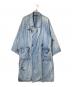 My Beautiful Landlet（マイビューティフルランドレット）の古着「ペイントデニムロングコート」｜インディゴ