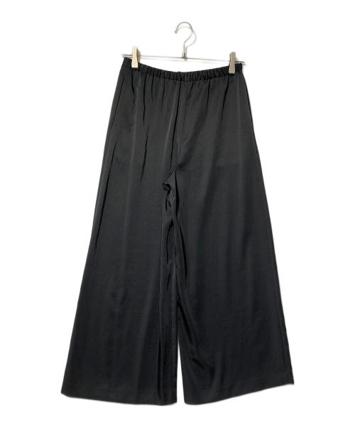 Plage（プラージュ）Plage (プラージュ) Satin Relax Wide パンツ ブラック サイズ:36の古着・服飾アイテム